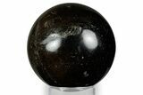 Polished Dark Smoky Quartz Sphere - Madagascar #348236-1